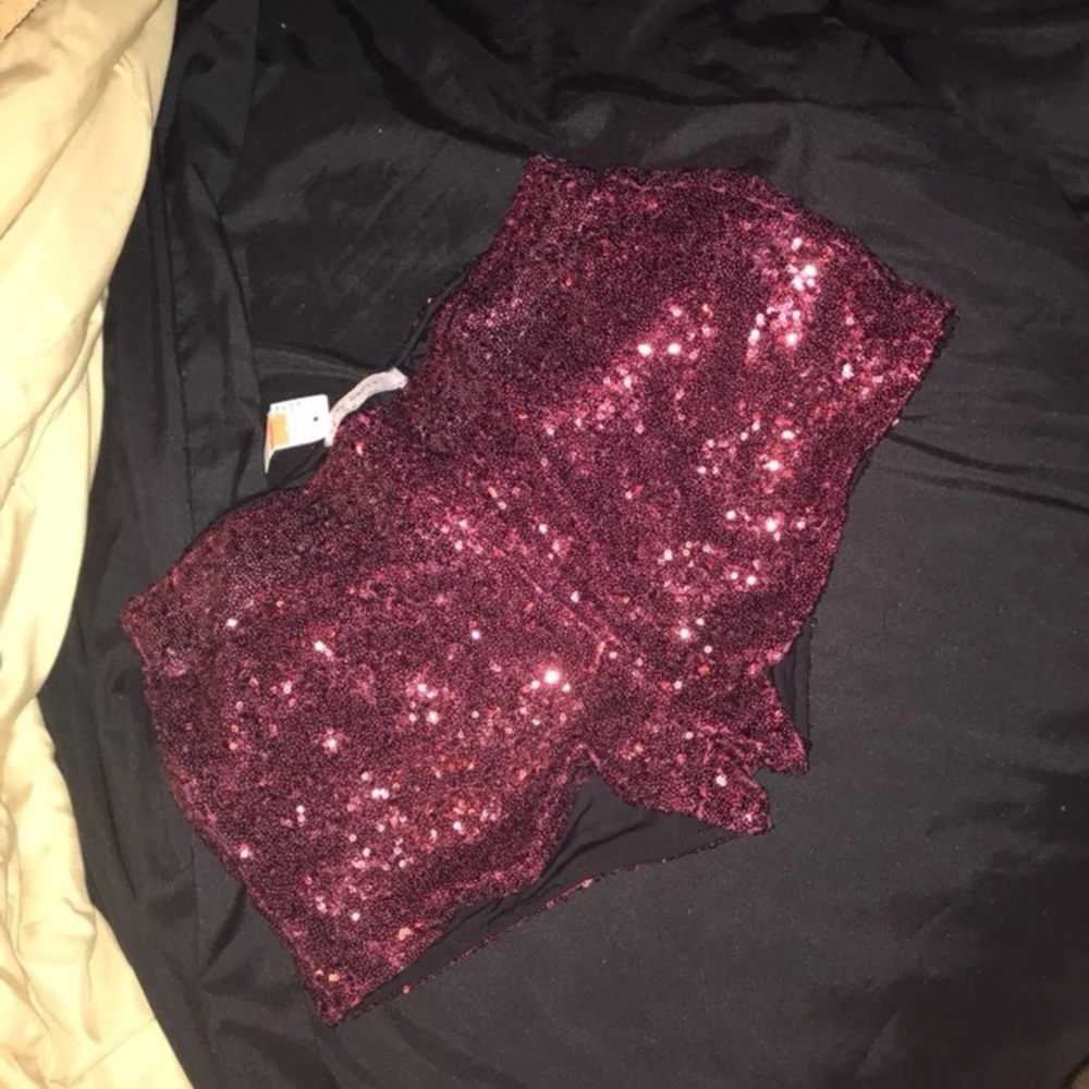 Sequin shorts